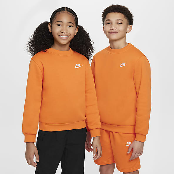 Orange Hoodies Sweatshirts. Nike IE
